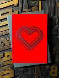 Image 4 of Infinity Heart | Letterpress Card | Shimmery