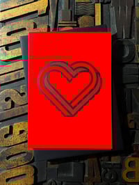Image 5 of Infinity Heart | Letterpress Card | Shimmery