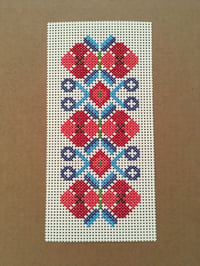 Image 4 of Scandinavian Geometric Colorful Cross Stitch Bookmark 