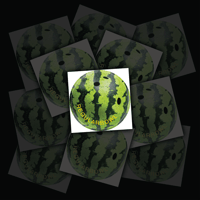 watermelon bowling ball