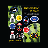 fruitbowling sticker sheet