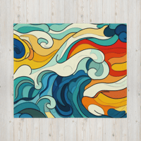 Image 2 of Sunrise Throw Blanket