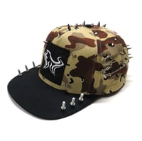 Image 1 of Camo Black Brim 2 - Solid Hat