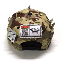 Image 3 of Camo Black Brim 2 - Solid Hat