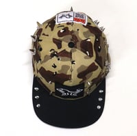 Image 5 of Camo Black Brim 2 - Solid Hat