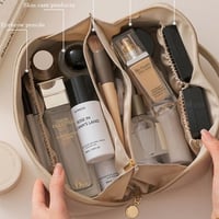 Image 2 of Luxury Makeup Bag for Women, Toiletry Bag, Makeup Pouch