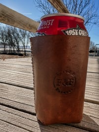 Image 4 of Traditional Floral Leather Koozie