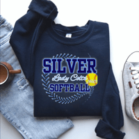 Lady Colt Thread Softball Crewneck