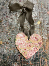 Image 1 of Individually Hand Marbled Ceramic Heart - 2/15