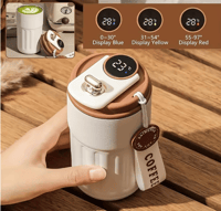 Image 1 of Smart LED Coffee Cup Thermos