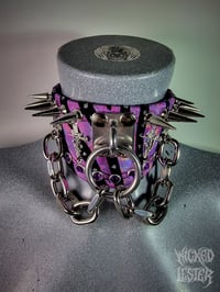 Image 1 of Rockstar Purple Spike Choker