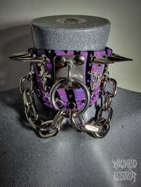 Image 4 of Rockstar Purple Spike Choker