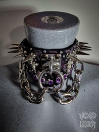 Image 1 of Rockstar Midnight Spike Choker 