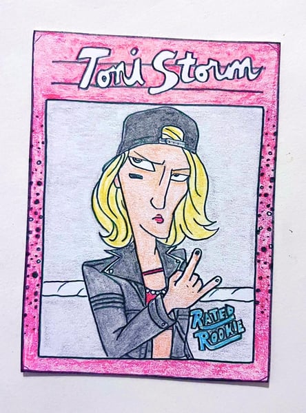 Image of Original pencil artwork—Toni Storm