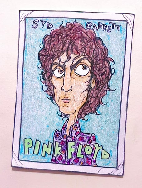 Image of Original pencil artwork—Syd Barrett