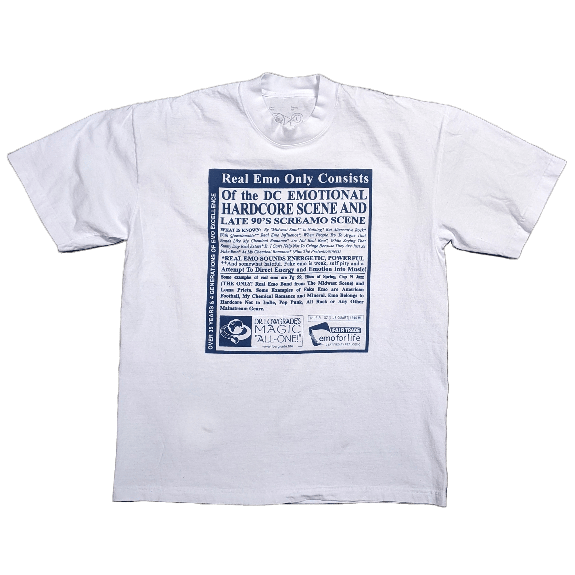 REAL EMO - DR.LOWGRADE x REALOEMO T-SHIRT | lowgrade REAL EMO - DR.LOWGRADE x REALOEMO T-SHIRT | lowgrade