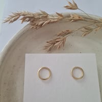 Small brass round studs 