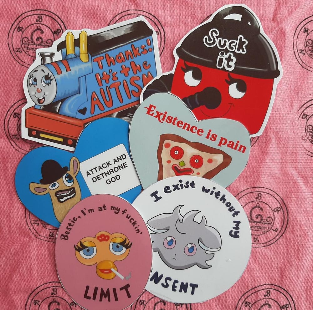 Image of Food Mascot/Memes Stickers