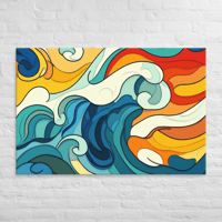 Image 1 of Sunrise canvas