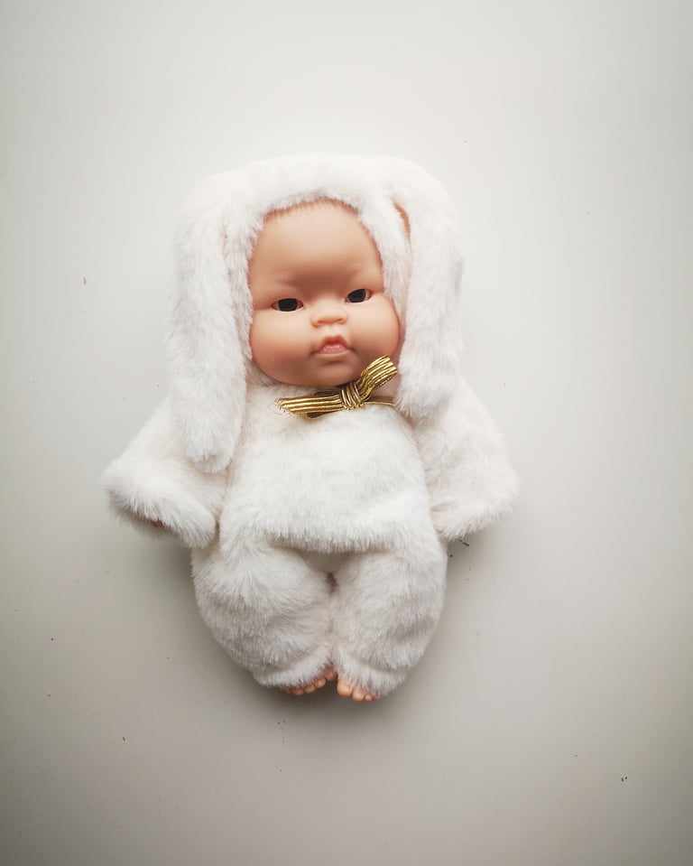 Tenue mini lapinou écru 