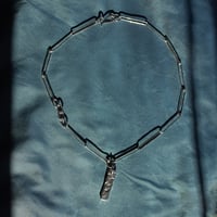 Image 1 of Silver Fidge Pendant on Handmade Chain