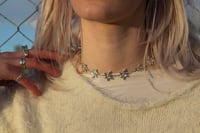 Image 4 of Silver Burst Choker Necklace - made to order