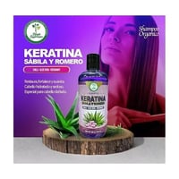 Image 3 of Keratin, Aloe Vera & Rosemary High Supreme Keratina, Sábila Shampoo 16.9 fl oz -