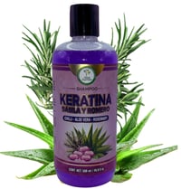 Image 4 of Keratin, Aloe Vera & Rosemary High Supreme Keratina, Sábila Shampoo 16.9 fl oz -