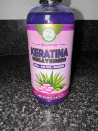 Image 9 of Keratin, Aloe Vera & Rosemary High Supreme Keratina, Sábila Shampoo 16.9 fl oz -