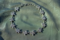 Image 1 of Silver Burst Choker Necklace - made to order