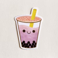 Taro Milk Boba Sticker