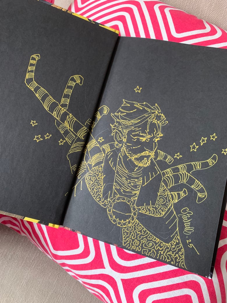 Image of DOCTOR STRANGE HARD COVER  with GOLD DRAWING!