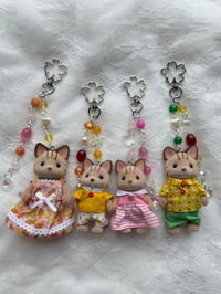 Image 1 of Tabby Cat Family Keychains