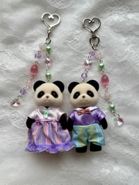 Image 2 of Pookie Panda Family Keychains