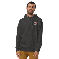 Image 2 of Essentials - Embroidered Unisex Hoodie - Dark