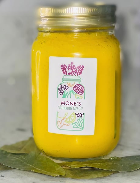 Image of Pineapple Ginger Turmeric Infused with Soursop Leaves and Agave