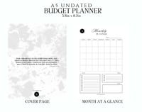 Image 4 of 12 Month Undated Faith Planning & Finances Planner 