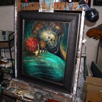 Image 2 of "Atlast Wanderers", oil embellished canvas print #6/25, "Sorcery: Contested Realm"