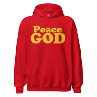 PEACE GOD (Red hoodie)