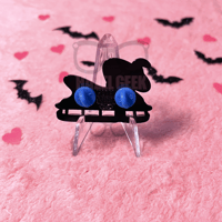 Image 2 of Dot’s Diner - 2 inch Black nickel metal pin