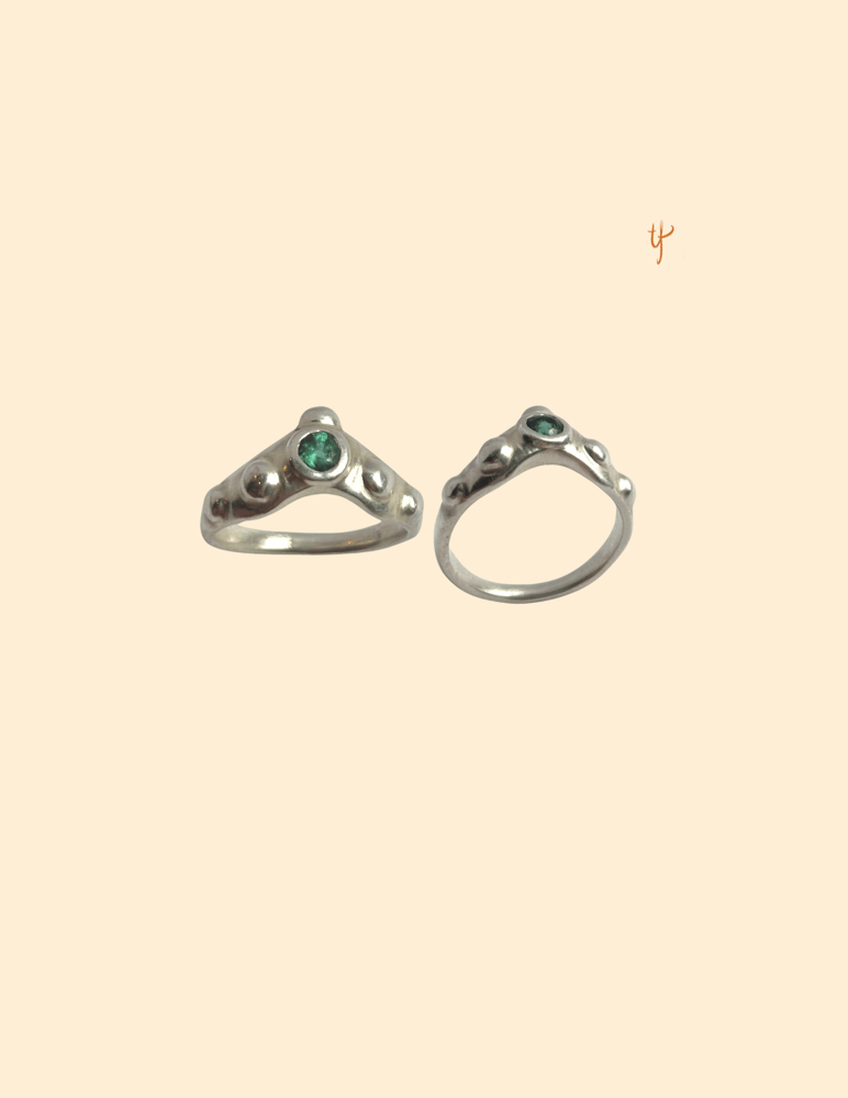 Image of Teal Pony Ring 