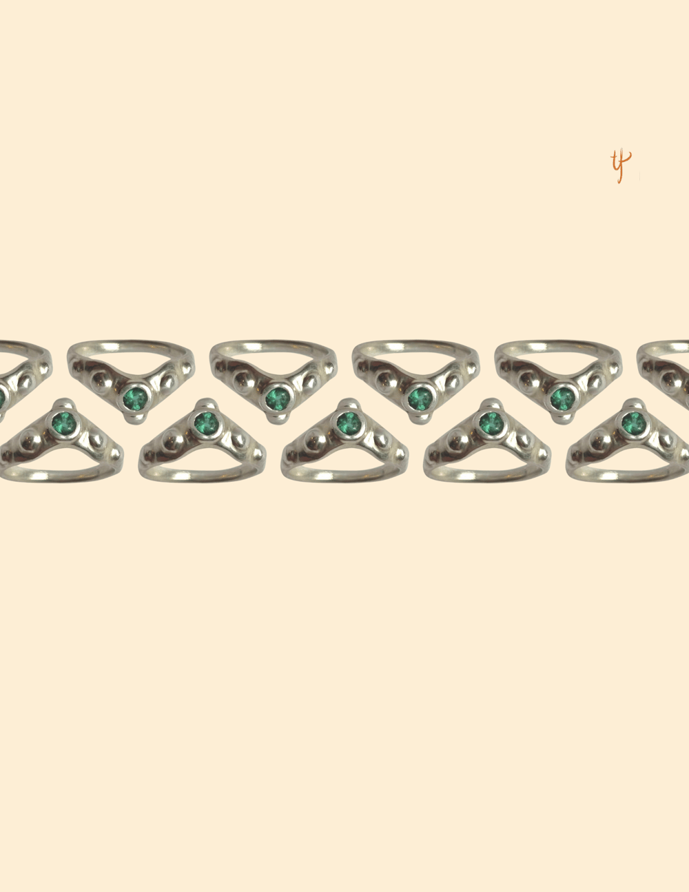 Image of Teal Pony Ring