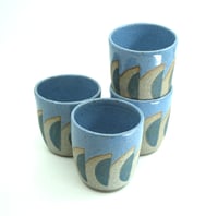 Image 3 of Blue IceCrack Mugs
