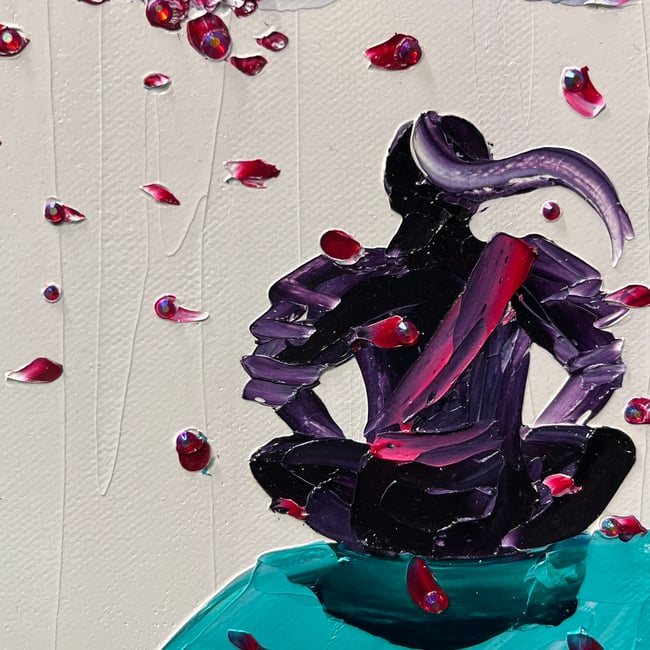 “Meditative Morning” - 8”x16” oil on canvas ready to ship TODAY! 