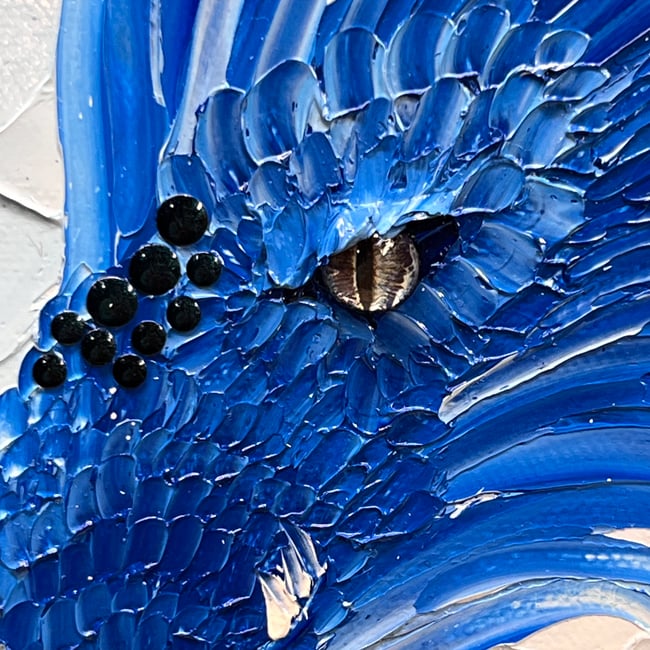 “Eyes of Ice” - 11”x14” oil on canvas ready to ship TODAY