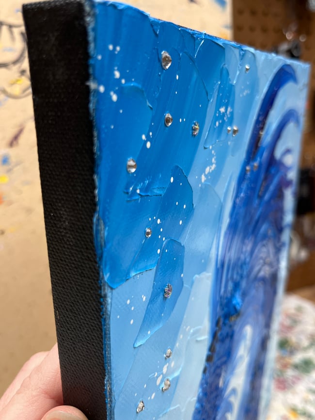 “Eyes of Ice” - 11”x14” oil on canvas ready to ship TODAY