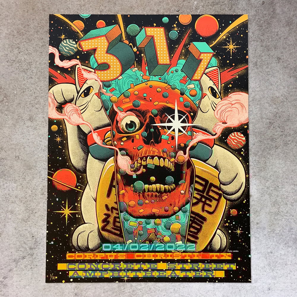 Image of 311 Corpus Christi Glow in the Dark Posters