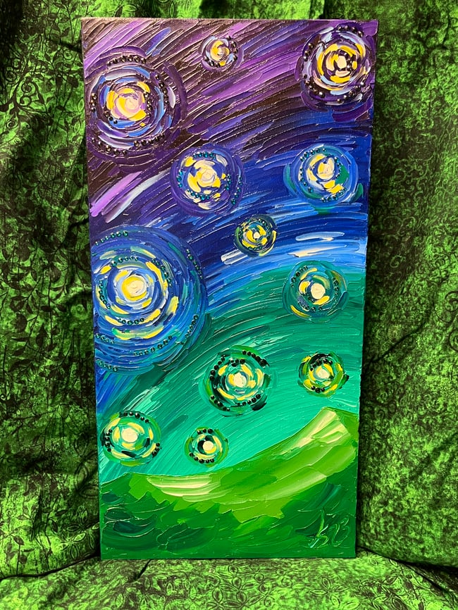 “Vincent’s Legacy” - 10”x20” oil on canvas, ready to ship TODAY! 