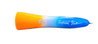 Image 2 of 65g Blue Orange Cap V-Cup Popper