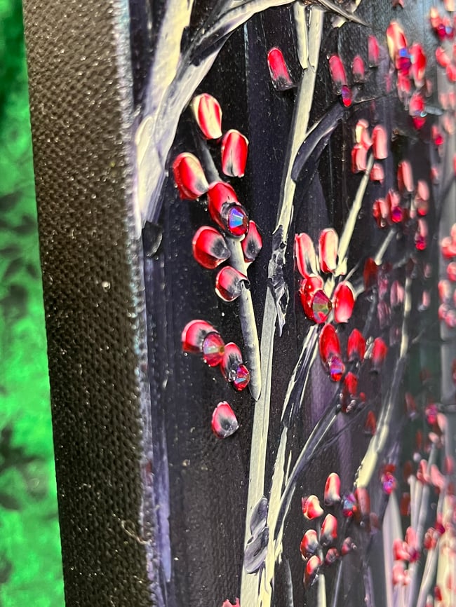 “Keeper of the Forest Secrets” - 10”x20” oil on canvas, ready to ship TODAY!